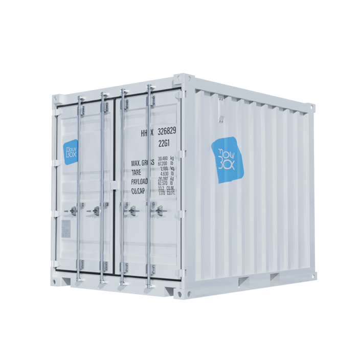 Container maritime 10&prime; DRY premier voyage – étanche, en acier Corten, volume 16 m³ - Image 1