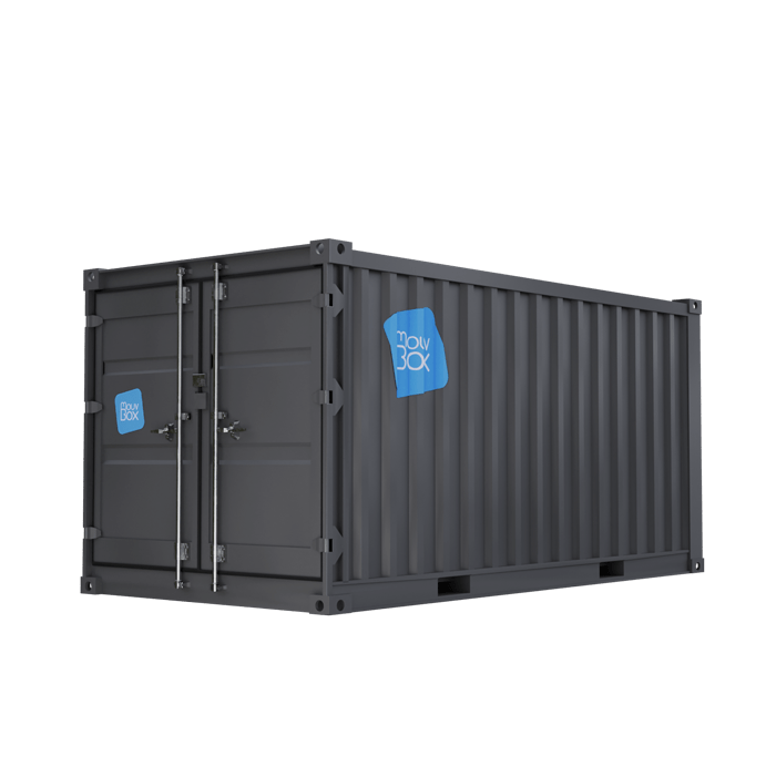 Container de stockage 15&prime; neuf – 20 m³, 10 m², dimensions extérieures 4.55m x 2.20m x 2.26m - Image 1