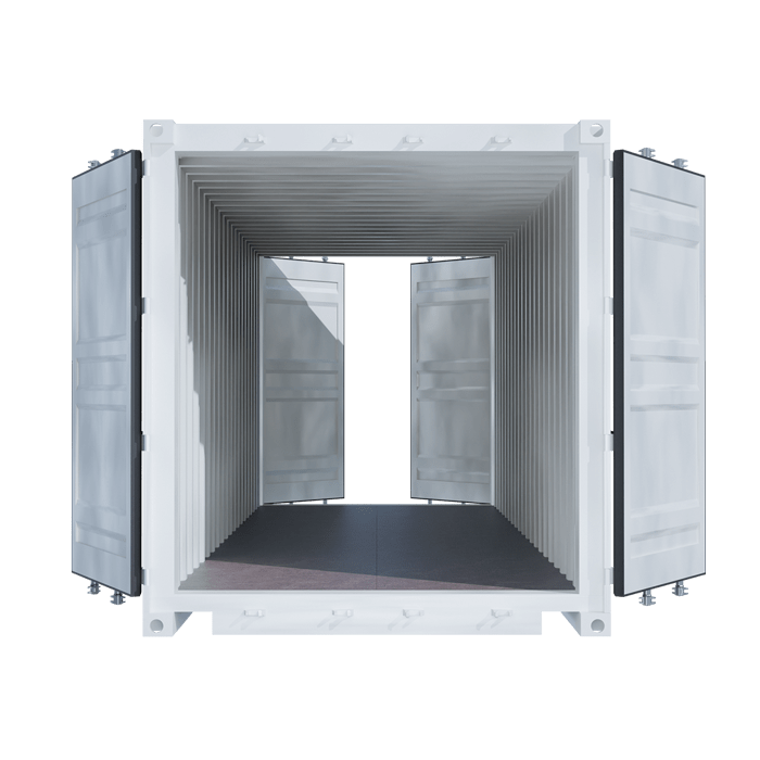 Container maritime 20&prime; Double Door DRY premier voyage – 33 m³, 14 m², portes verrouillables - Image 2