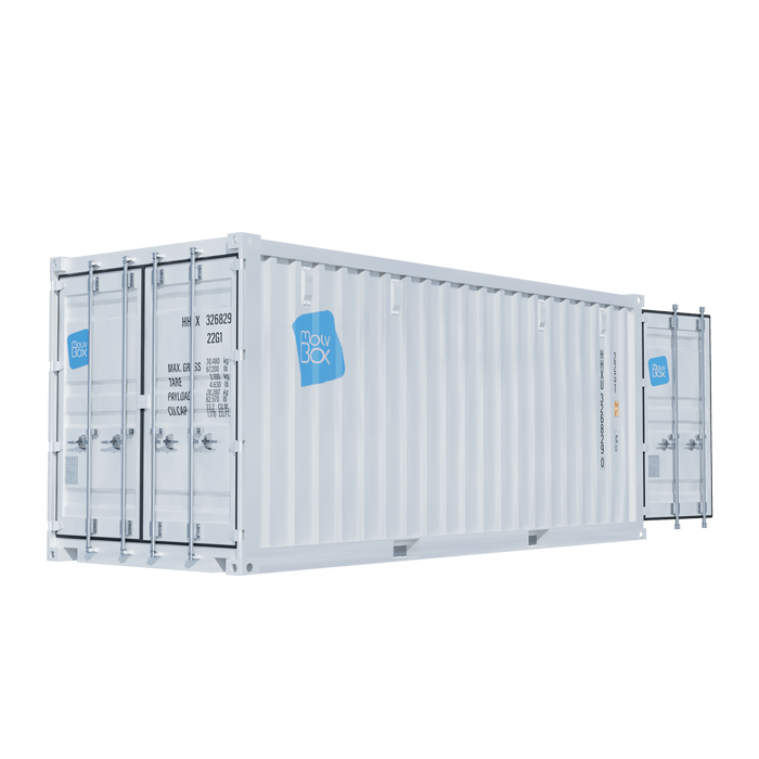 Container maritime 20&prime; Double Door DRY premier voyage – 33 m³, 14 m², portes verrouillables - Image 1