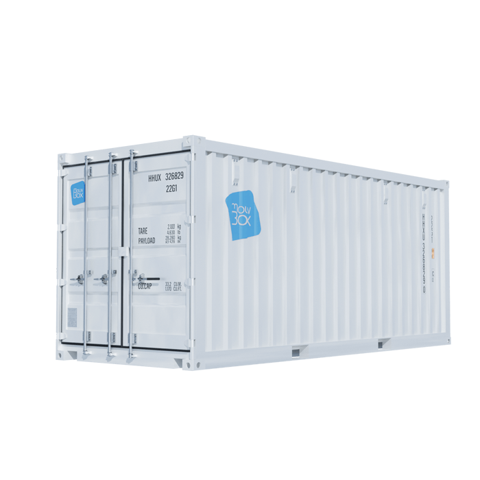 Location container maritime 20&prime; Easy Open Door DRY premier voyage – 33 m³ – 14 m² - Image 1