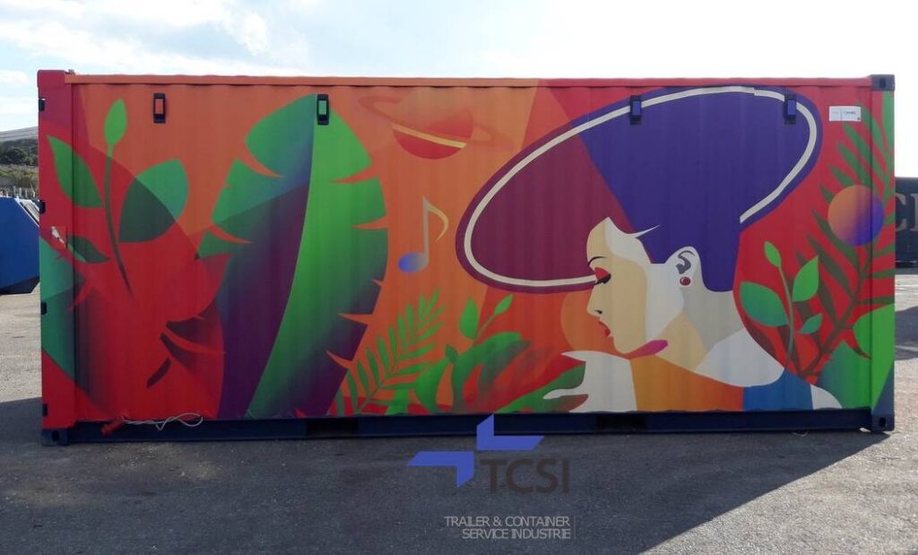 Conteneur aménagé TCSI – transformation en galerie d’art à Aix en Provence - Image 1