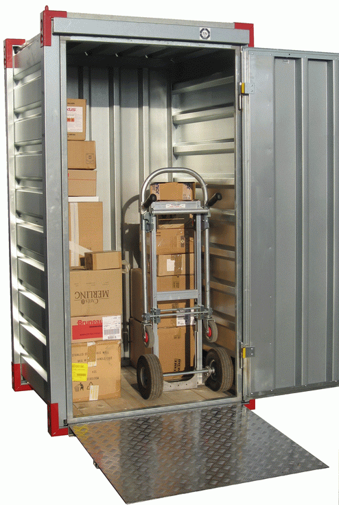 Mini-container pour rayonnage – profondeur 1000, 1200, 1400 1