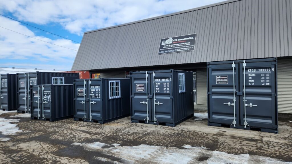 Mini conteneurs CTR 8′, 9′ et 10′ – stockage durable et résistant aux intempéries 1