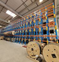 Rack à touret – securirack© – Rayonnage ergonomique pour stockage en hauteur et déroulage de câbles 1