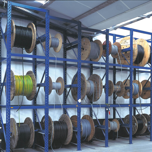 RediCable®: stockage bobines – galvanisé, traverses à axe central ou face avant, supports disponibles - Image 3