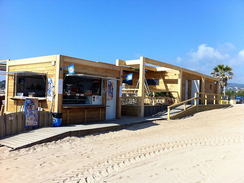 Restaurant de plage modulaire, bar de plage, paillotte de plage modulaire - Image 1