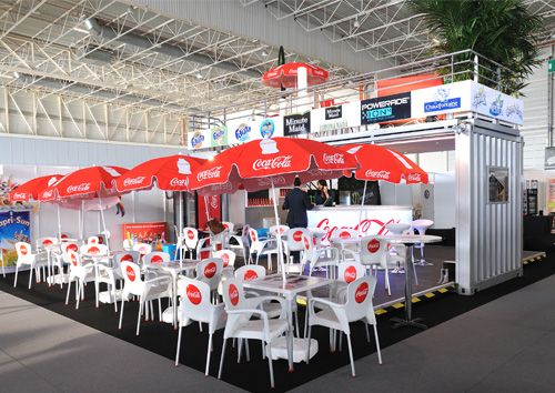 Snack container full ouvertures terrasse Isk12 – conteneur maritime robuste et pliable - Image 1