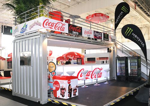 Snack ISK12 – Container maritime aménagé 12m2 avec terrasses sur tous les côtés 1