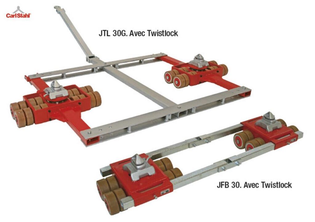 Système Twistlock verrouillable pour transport de container – 60 t – hauteur 330 mm - Image 1