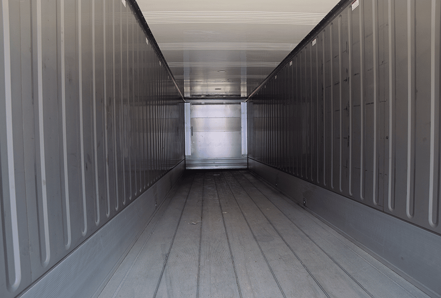 Container Reefer 40 pieds frigorifique – 67 m³ – 27 m² – température +/- 25°C – 22 palettes - Image 1