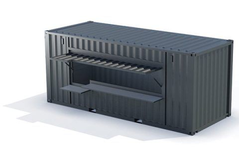 Container bar aménagé – Vente – Design modulable et clé en main 1