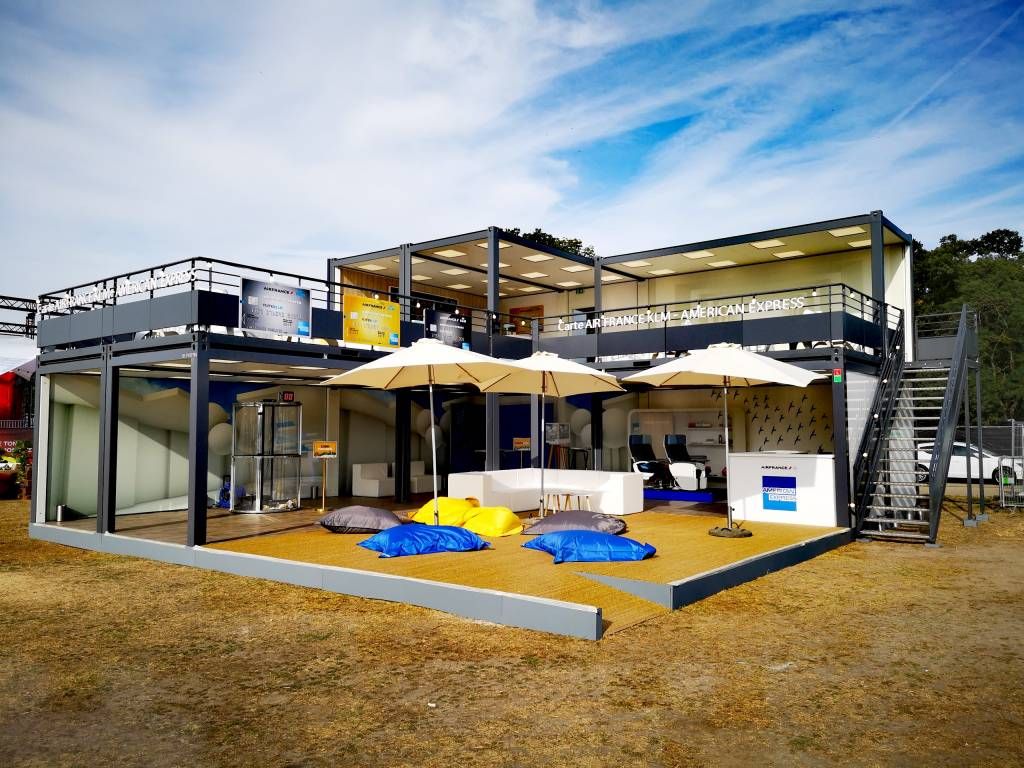 Container Stand – Solution modulable et personnalisable pour exposition, showroom ou stand promotionnel 1