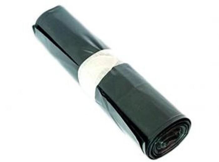 NOVACLEAN Housse Container 120L – Noir 30µ PEBD Recyclé – Protection et Hygiène Bacs Roulants – Lot de 100 – noir HC120BD30-N - Image 1