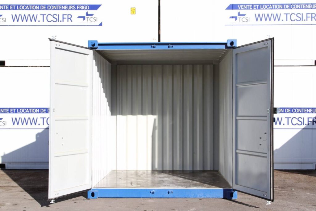 Container de stockage 10 pieds – 15 m³, neuf ou d&rsquo;occasion, transport terrestre, location possible - Image 2
