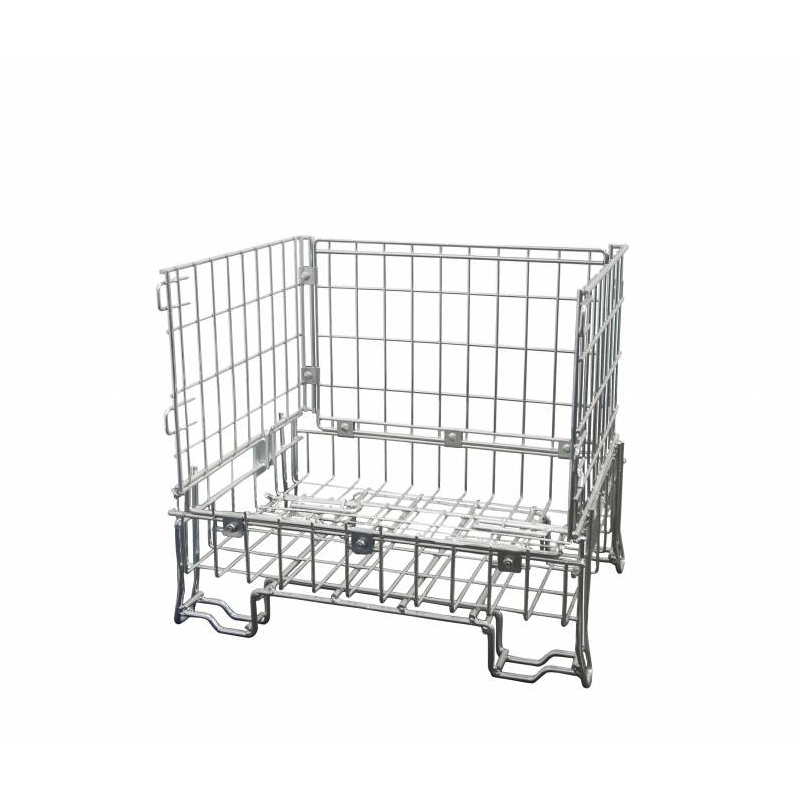 Conteneur grillagé neuf 800x600x700mm – dimensions intérieures 726x569x571mm, empilable 3