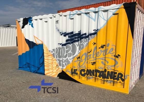 Galerie d’art en conteneur maritime dans le 13 – aménagement sur mesure - Image 2