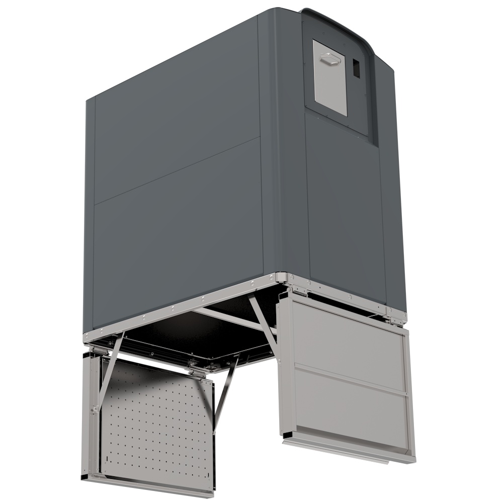 Harmonie M2 – conteneur en acier laqué époxy, volume utile 1,80 m³, surface 1,50 m², charge utile 1 070 kg - Image 4