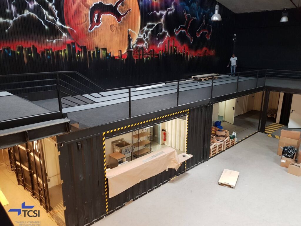 Container aménagé en centre de loisir à Cannes – TCSI - Image 3