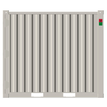 Container de stockage de 10 Pieds en acier – porte garage sectionnelle – 15,76 m³ – 792 kg - Image 4