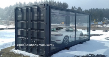 Container maritime 20 pieds open side – Structure en acier CORTEN soudé – Occasion ou 1er voyage - Image 2