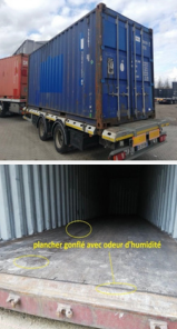 Container maritime DRY 20 pieds double door – Surface au sol 13,8 m² – 1er voyage ou occasion - Image 2