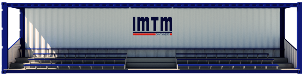 Container tribune 20 pieds ou 40 pieds robuste et modulable conçu pour les festivals, concerts, événements sportifs et autres manifestations - Image 1