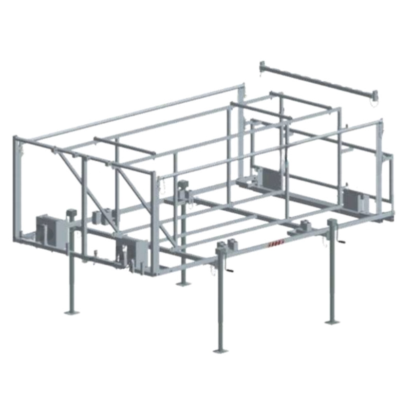 Conteneur vide DUARIB – Remorque 96 m² F3000 – Acier galvanisé pour échafaudages - Image 1