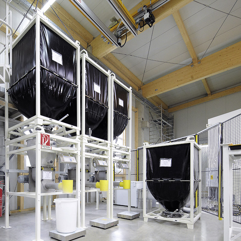 Conteneur A.B.S. Flex – mobile ou stationnaire, capacité 0,5 à 2 m³, empilable, transport par grue 3