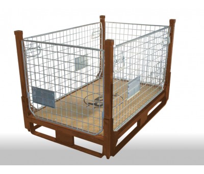 Conteneur secteur automobile compatible 00083 – Repliable et gerbable – 1370 x 900 x 920 mm - Image 1