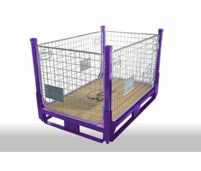 Container Automotive compatible 00123 – Conteneur pour pièces automobiles – 1200 x 1000 x 910 mm – Repliable et gerbable - Image 1