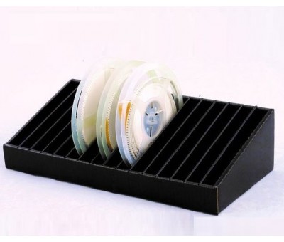 Boite porte bobine CMS CRB – Emballage antistatique norme IEC 61340-5-3 pour stockage vertical - Image 1