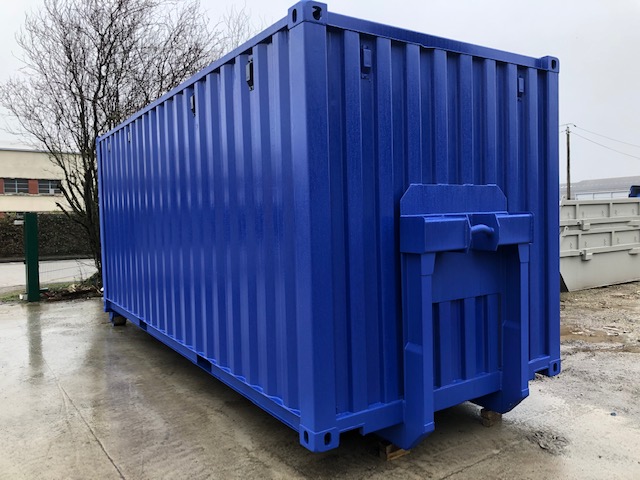 Conteneur sur berce ampliroll – conteneur de stockage en acier soudé monobloc - Image 3