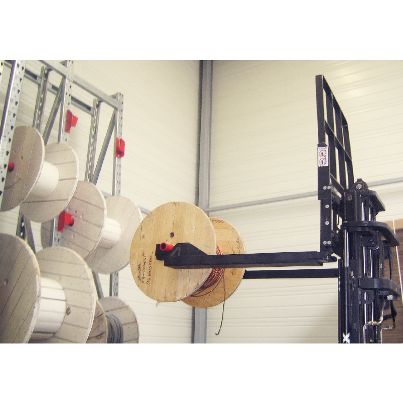 Rack à tourets dynamique modulaire CABLERACK® – simple ou double face, 4 hauteurs de 2400 à 5500 mm - Image 2