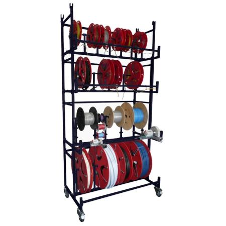 Rack distributeur de couronnes et bobines modulaire BOBI® – Système de stockage et déroulement configurable - Image 1