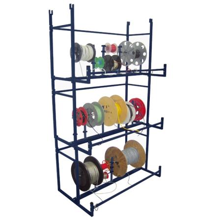 Distributeur de bobine standard BOBI-BOBINES – 3 niveaux pour bobines jusqu&rsquo;à 600 mm et 30 kg - Image 1