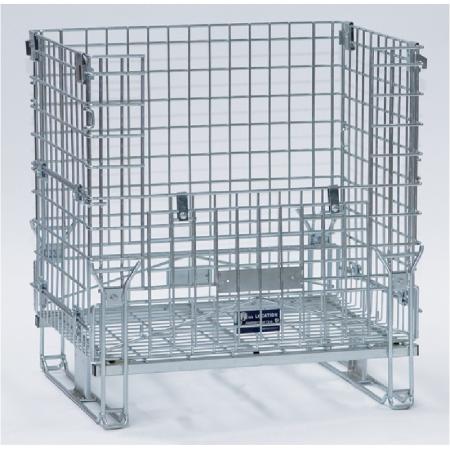 Location de conteneur pliable Mini industrie 1000038 – Conteneur grillagé de 0,26 m³, charge 300 kg 1