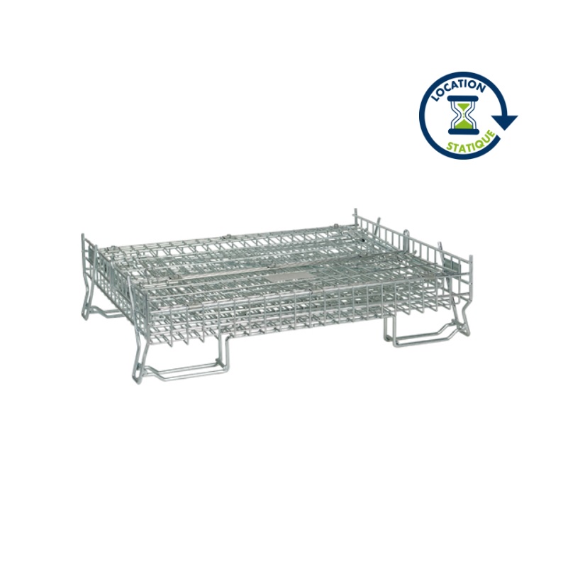 Location de conteneur grillagé industriel BGV 600 – 800 kg – Volume 0,86 m³ - Image 3