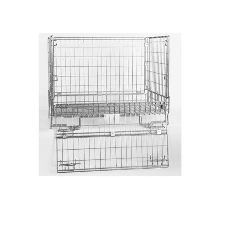 Conteneur grillagé Maxi-Industrie 180° en location dynamique – rackable, gerbable, capacité 800 kg, format palette 1200 x 1000 mm - Image 4