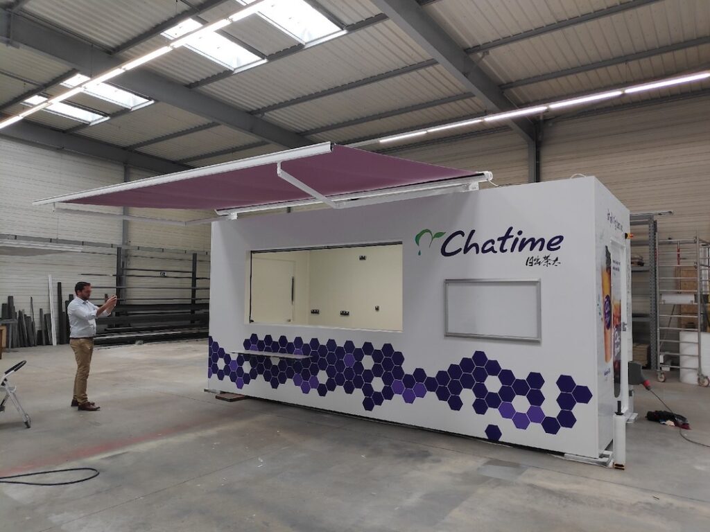 Vente kiosque neuf 20 m² – Idéal restauration, snack, glacier – Stocké Marignane 13700 - Image 1