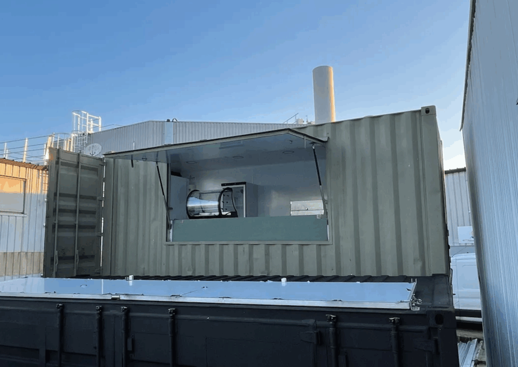 Container équipé de restauration snacking burger pizza – 20 pieds – Livraison Bègles (33) - Image 3