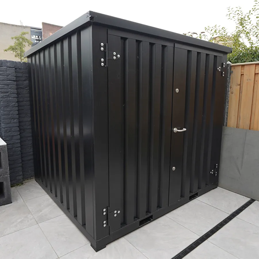 Conteneur démontable couleur 2 x 2 mètres (3.7 m²) – avec double porte et sol surélevé - Image 2