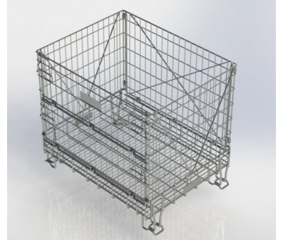 Location de conteneur fil grillagé – 1145 x 845 x 975 mm – Charge 800 kg 1