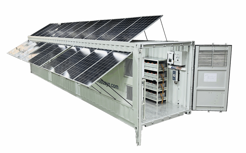 SOLAR ROOM 2R – Stockage à froid à énergie solaire – Conteneur frigorifique portable – Température (0/+4) ou (-18/-23) ℃ – Zone de chargement efficace 7,6 m² ou 4,75 m² - Image 3