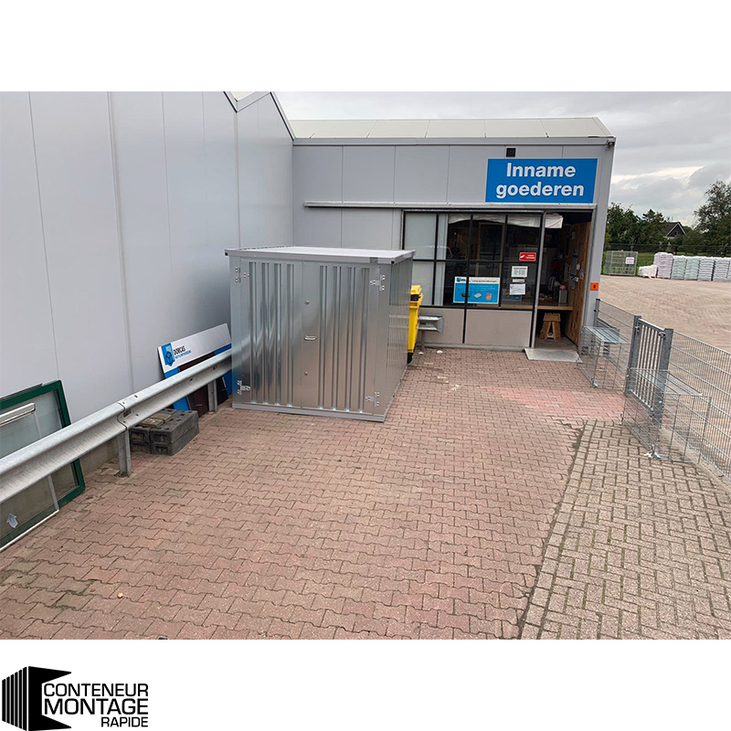 Conteneur garage démontable 6 x 2 m (12 m²) – avec double porte petit côté - Image 3