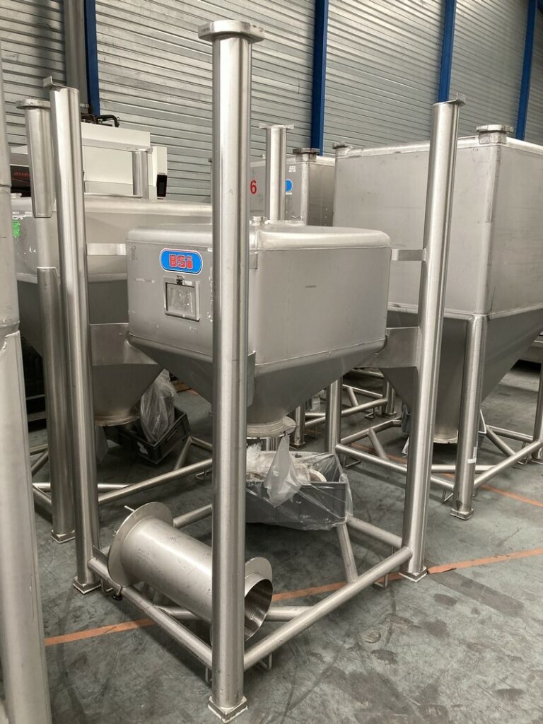 Lot de 2 conteneurs BSI – NGV 1000L (2015) et NGV 13 (2008) – Capacités 1000 L et 400 L 2