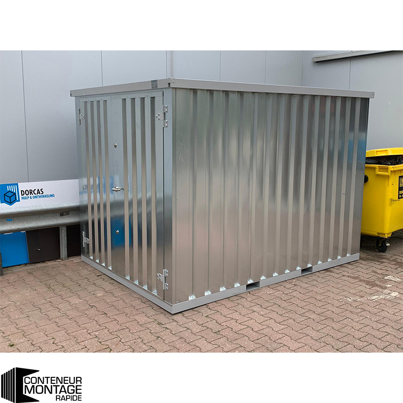 Conteneur démontable 2 x 2 mètres – avec double porte – surface 3.7 m² - Image 2