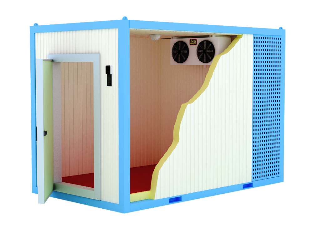 Chambre Froide De Type Conteneur RFR10-COLD – Portable, 0°C à +4°C, 2,2×3,9×2,45 m, 1650 kg - Image 3
