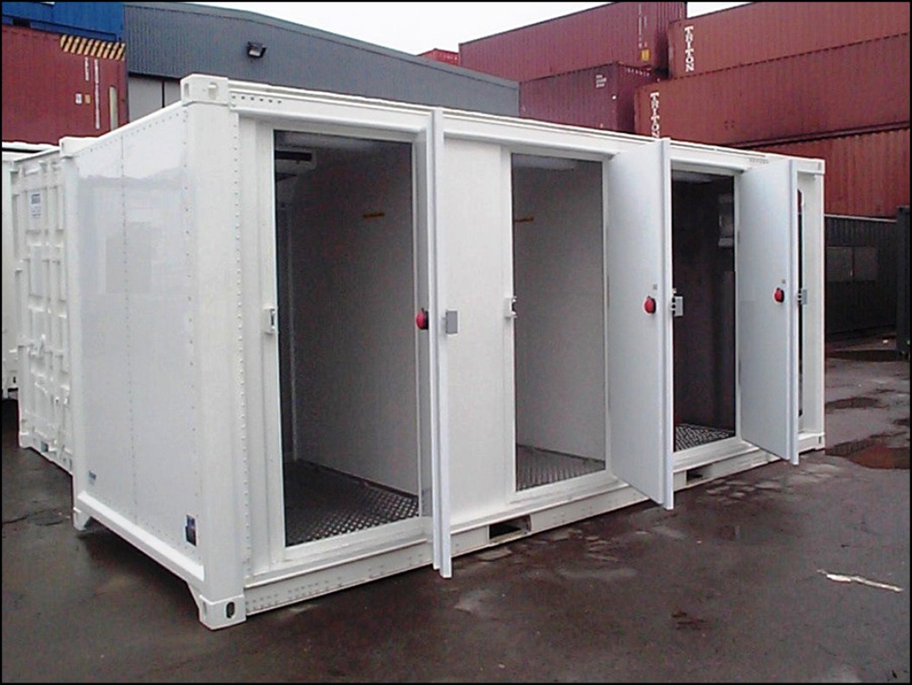 Chambre Froide De Type Conteneur RFR10-DOUBLE – 10ft, 2.2×3.9×2.45 m, +5°C à -23°C, 2000W - Image 1