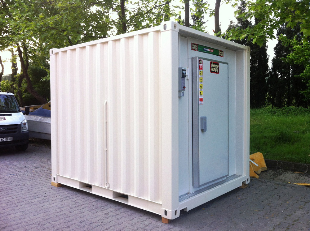 Chambre Froide De Type Conteneur RFR10-DOUBLE – 10ft, 2.2×3.9×2.45 m, +5°C à -23°C, 2000W - Image 4